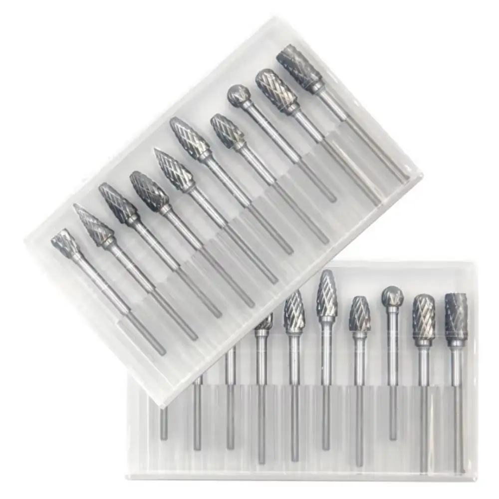 Wood Chisel Set - 10PCS Set Mata Bor Karbida 3mm