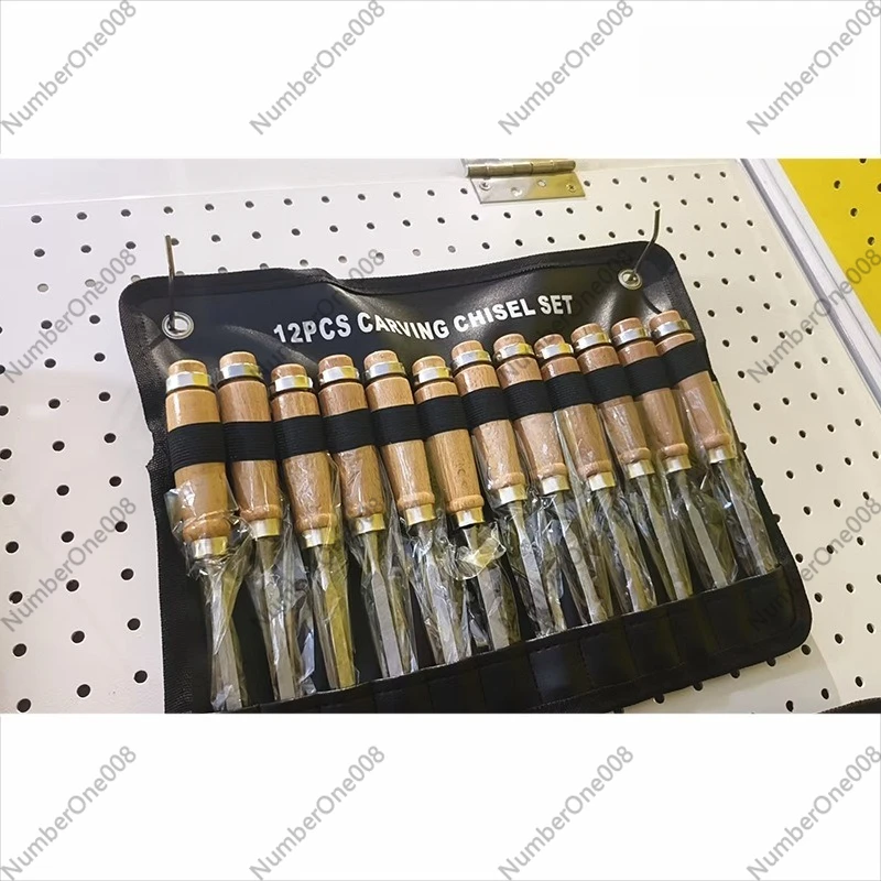 12PCS Set Alat Ukir Kayu Profe - Wood Chisel Set ulasan dan harga