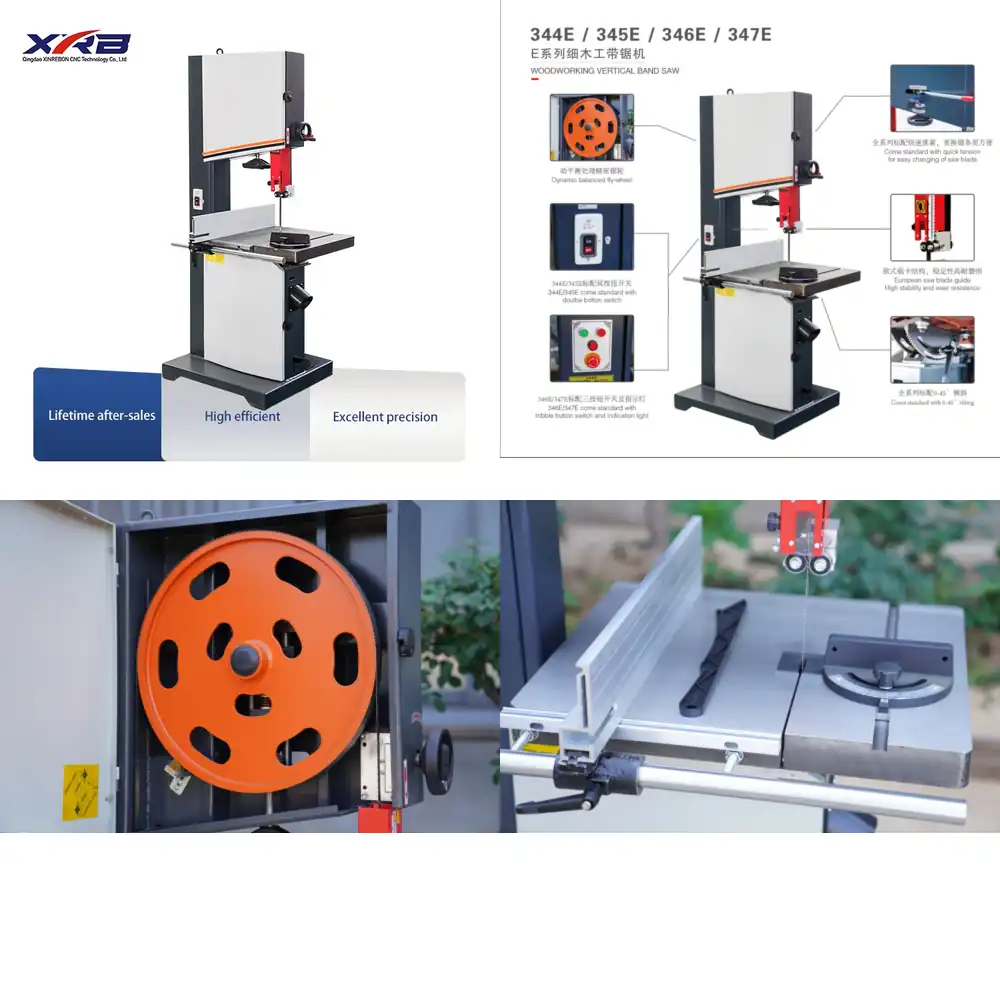 Mesin Gergaji Pita Vertikal MJ - Woodworking Machinery For Sale ulasan dan harga