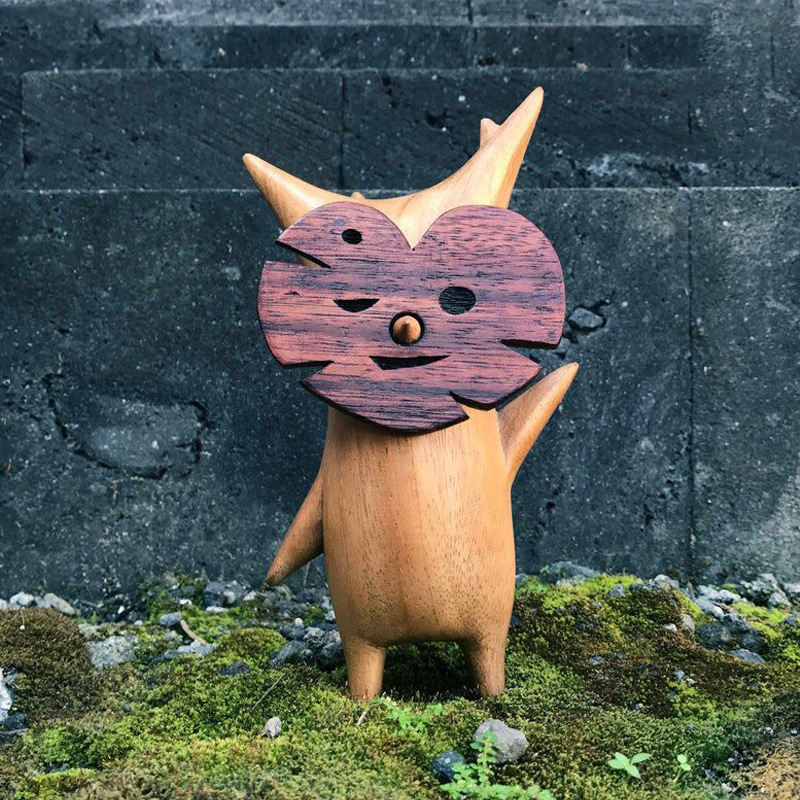 1/2/3 buah patung Korok kayu d - Woodworking Resin ulasan dan harga