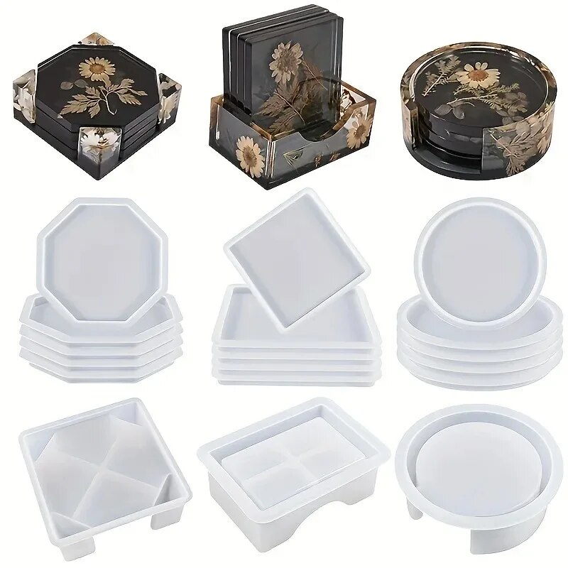 Set cetakan Resin Coaster term - Woodworking Resin ulasan dan harga