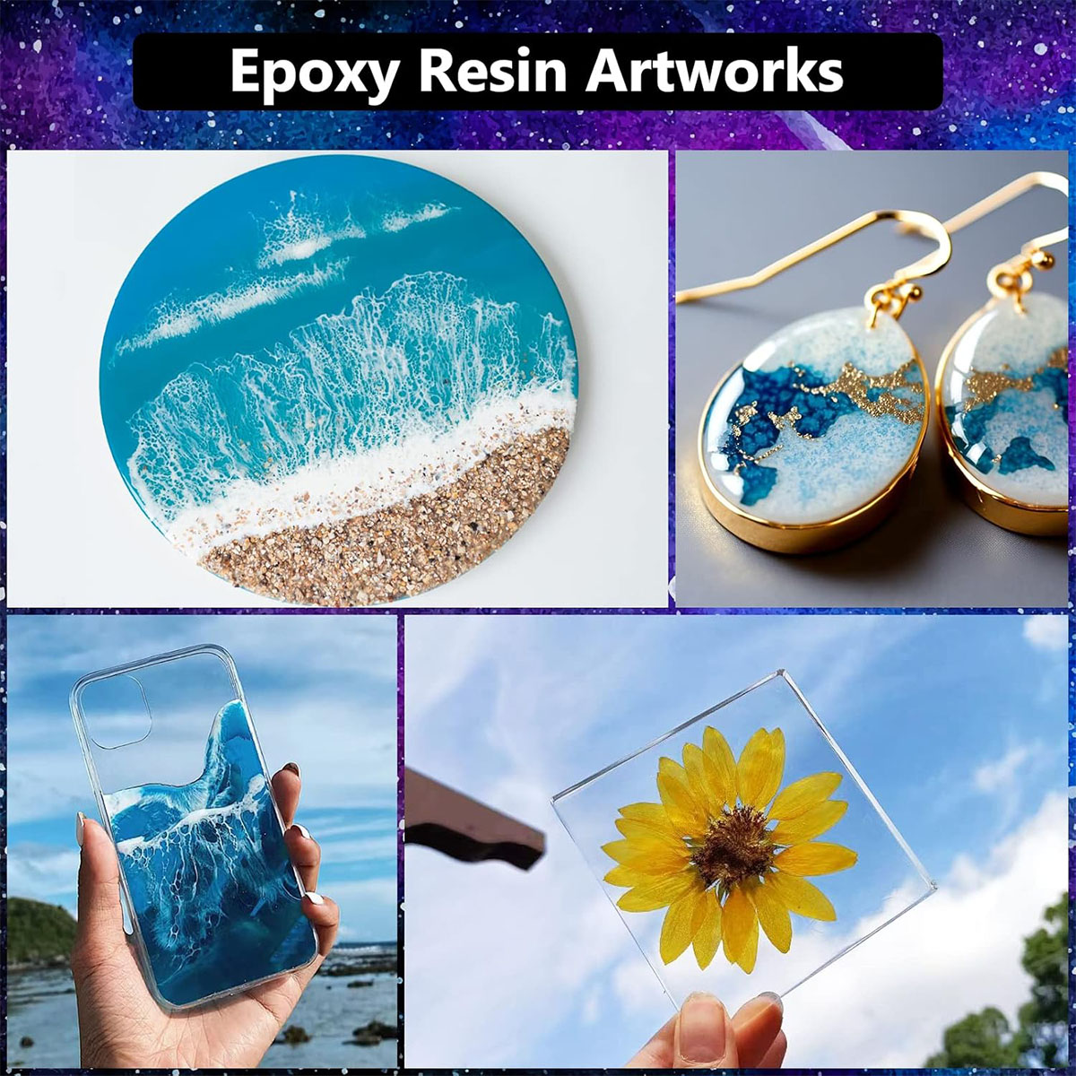 1000ml Kit Resin Epoksi Krista - Woodworking Resin ulasan dan harga